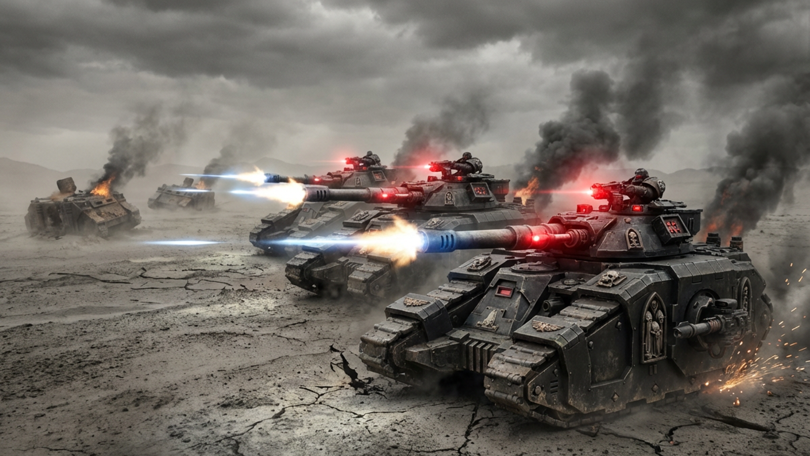 Land Raider securing objective